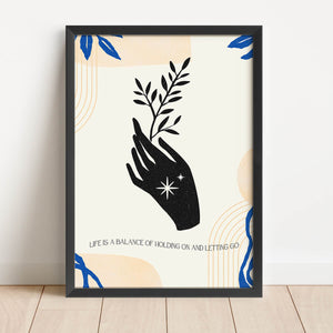 Life Is A Balance Of Holding On And Letting Go thumbnail-image-1
